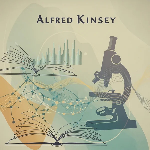 Abstract image symbolizing Alfred Kinsey's research spirit