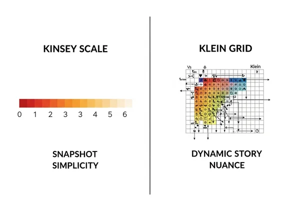 Side-by-side comparison of Kinsey Scale and Klein Grid