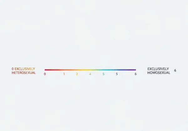 A visual representation of the Kinsey Scale spectrum